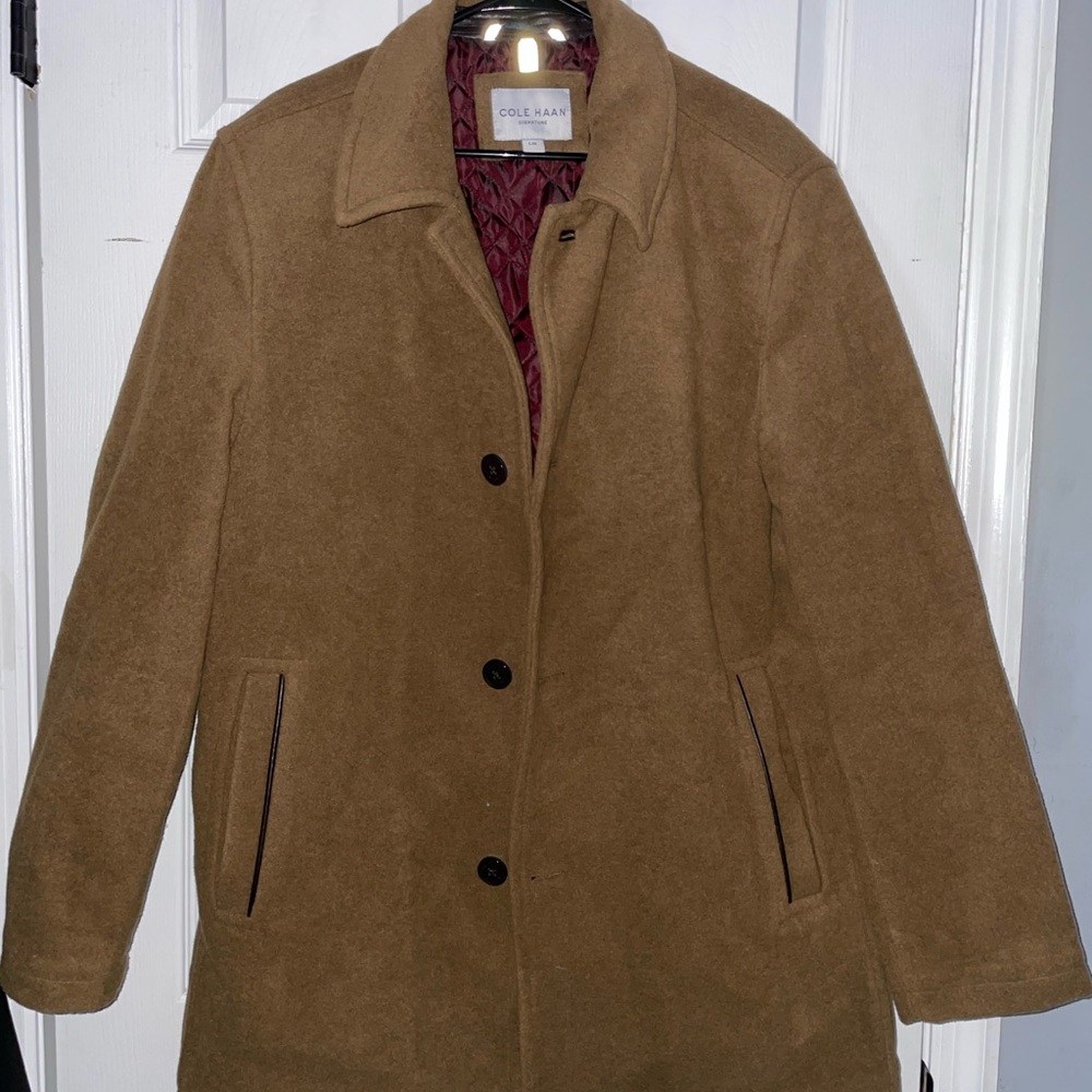 Cole Haan Women's Brown Pea Coat
